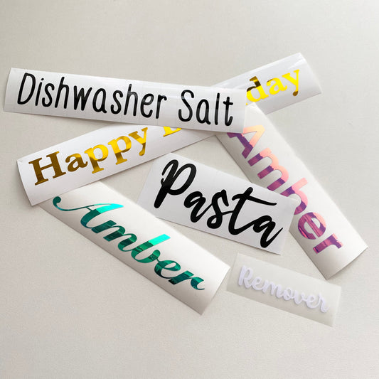 Vinyl Labels