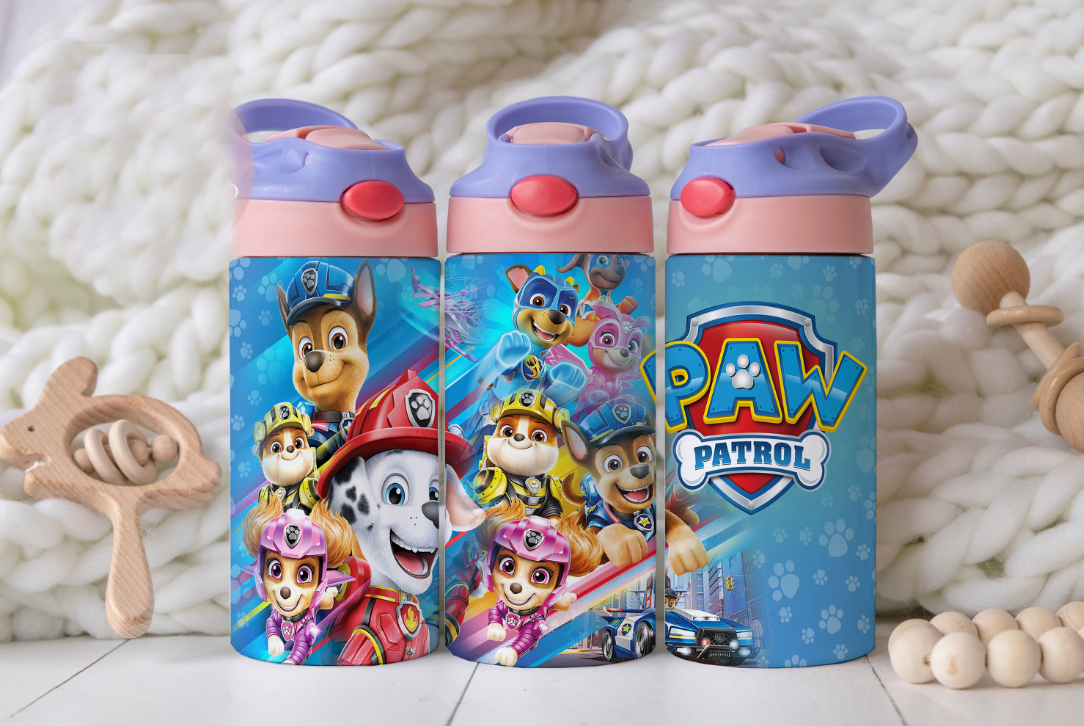 12oz Sublimation Kids Flip Water Bottle