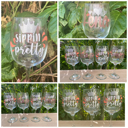 Wine Glasses with Stem