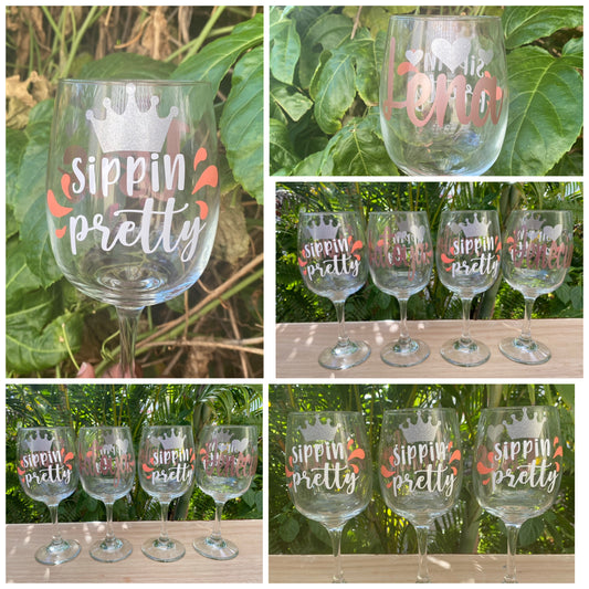 Wine Glasses with Stem